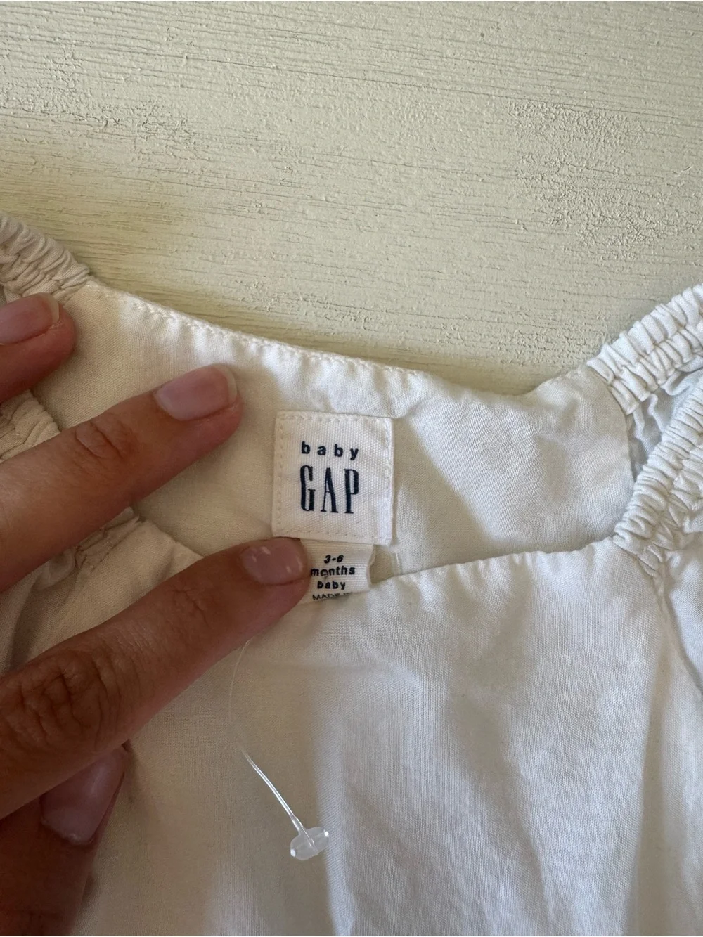 Baby GAP 3–6M Off-White Eyelet Dress